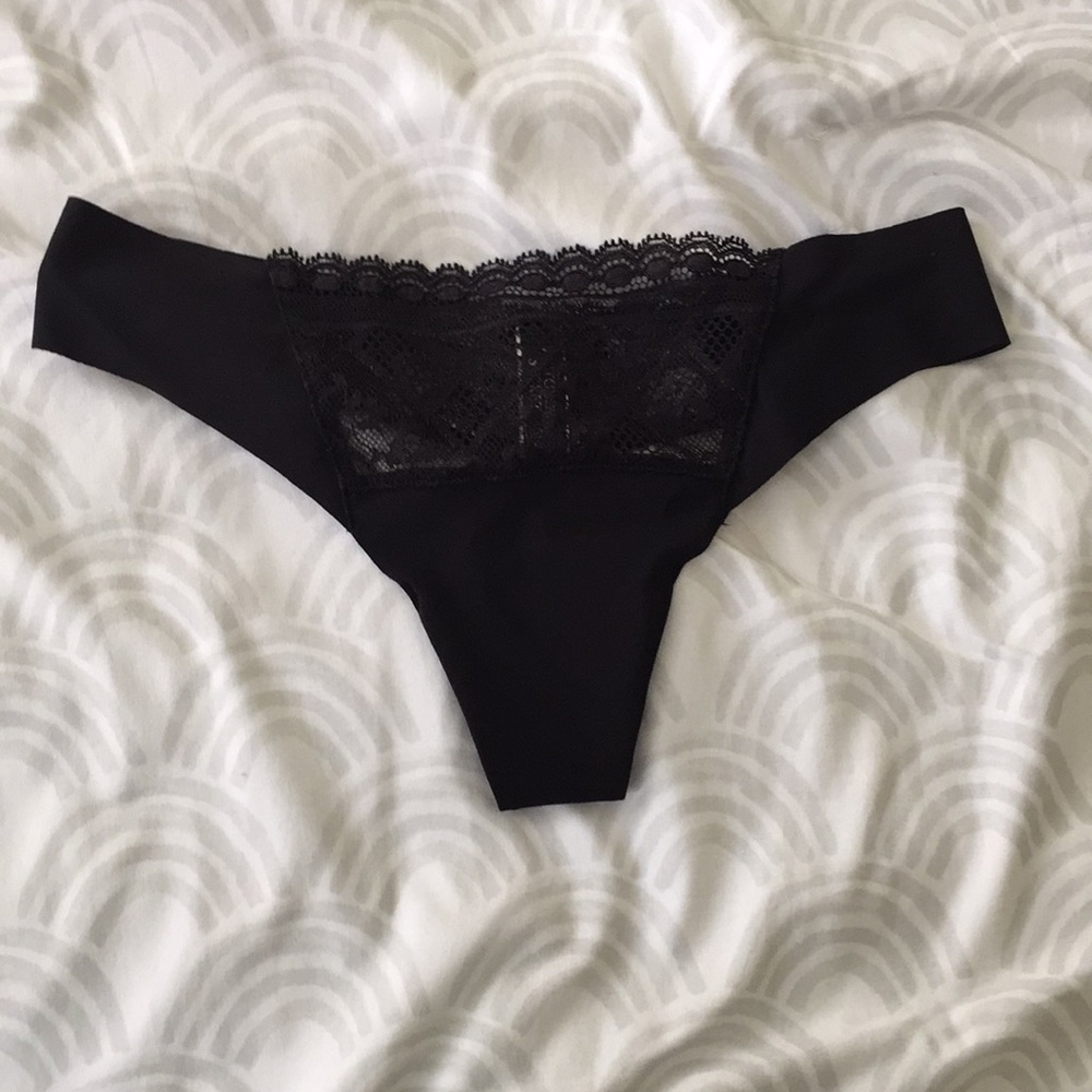 Victoria secret black thong